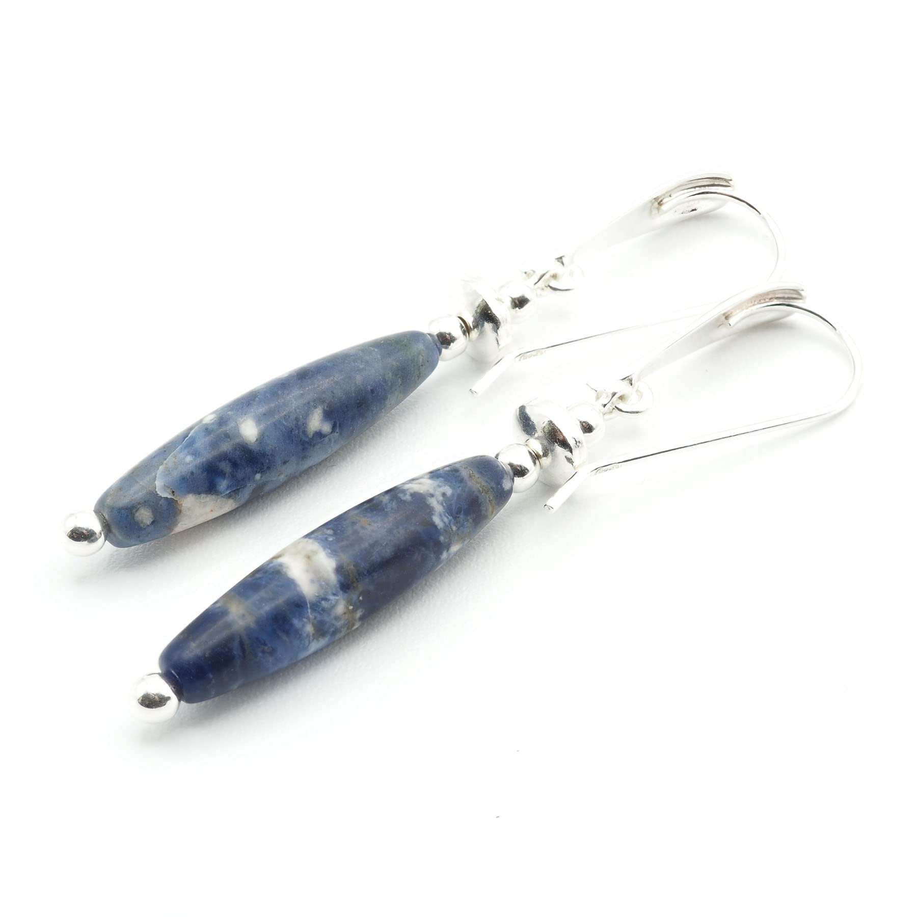 Pendientes Sodalita y Plata 925