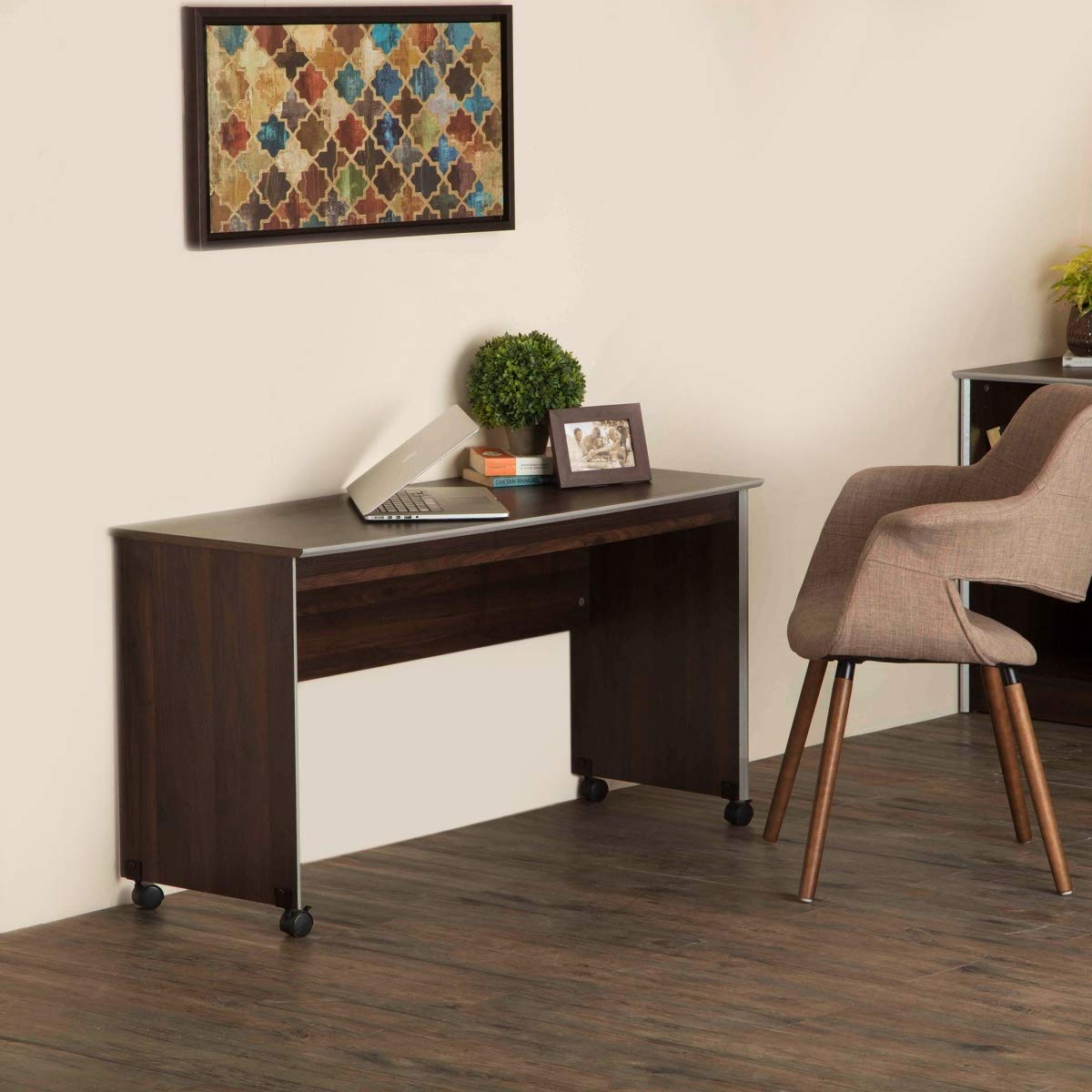 Home Centre Lewis Return Desk - Brown