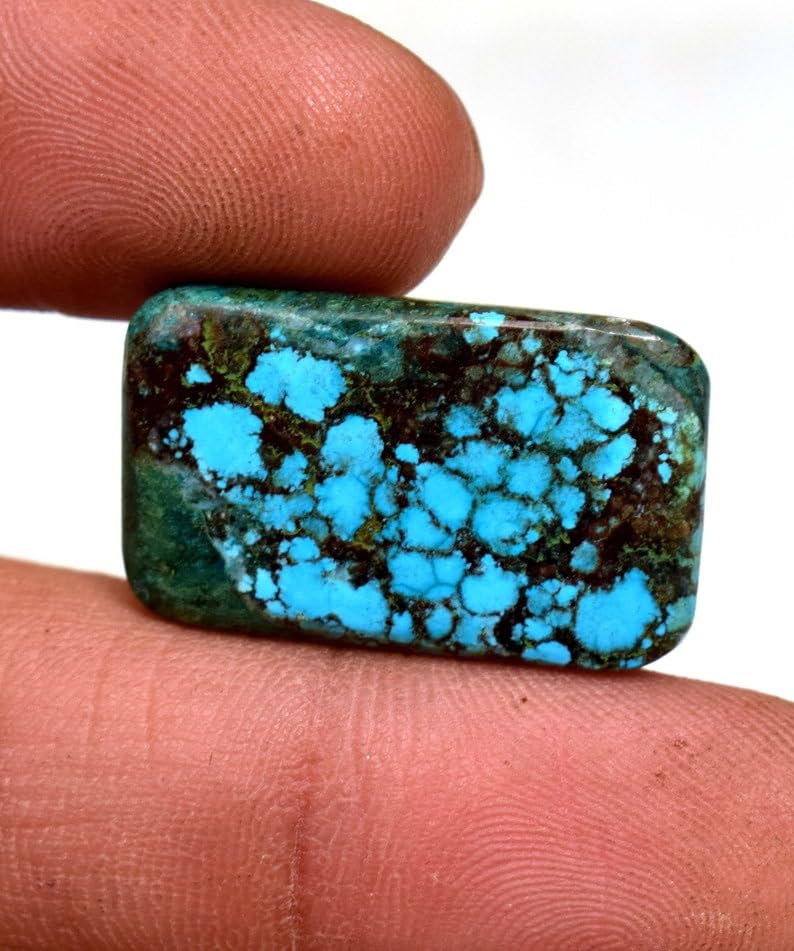Turquoise naturelle rectangulaire pour créer votre collier d'été en DIY - 2