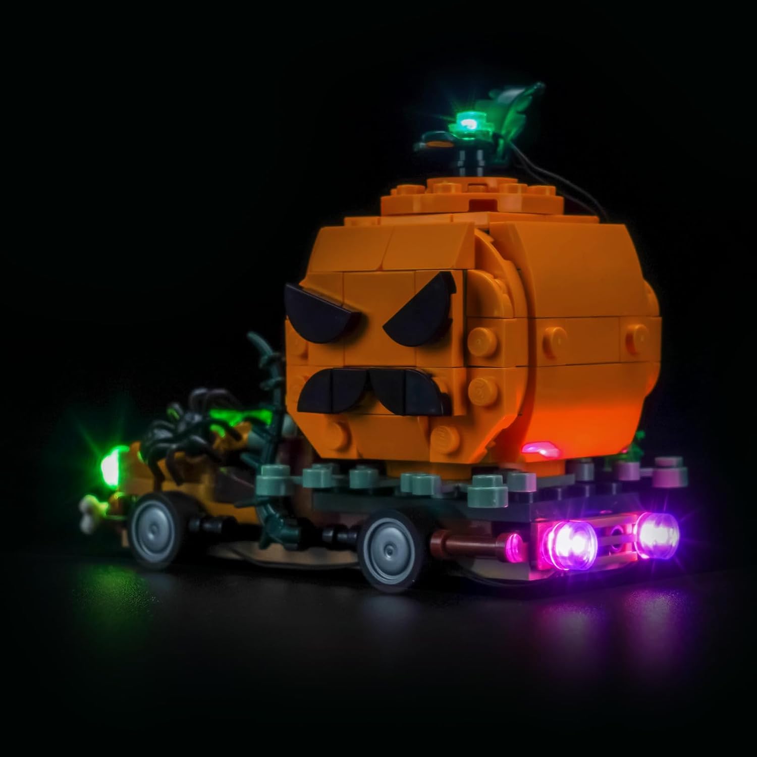 Upgraded Led Light Kit Compatible with Lego Jack O Lantern Pickup Truck Building Set, Lights Decoration Compatible with Lego 40822 (Model Not Included)