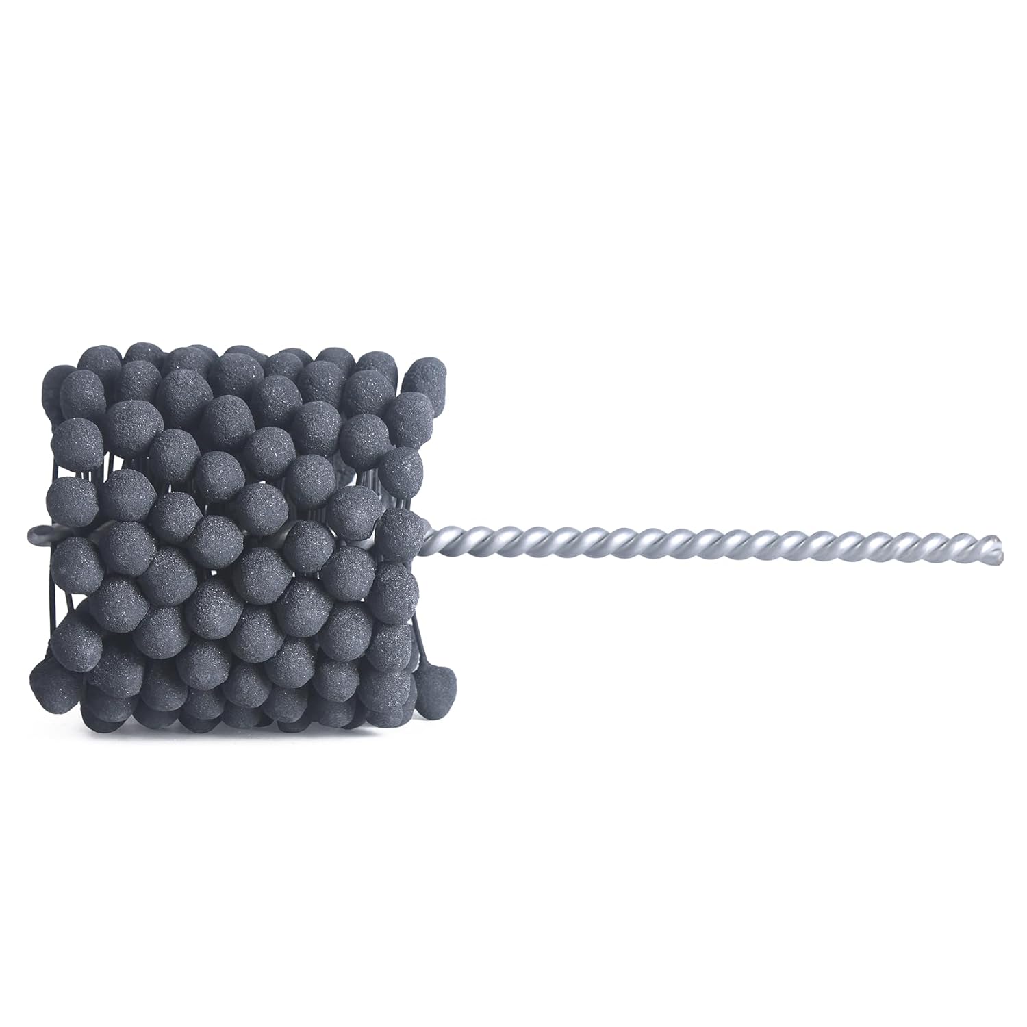 Garhgi 3" (76.2mm) Cylinder Hone Brush with 320 Grit Silicon Carbide Nylon Ball Tool Brush, for Polishing Finishing Large Engine Brake Cylinder Tubes of Metals Stainless Steel Cast Iron