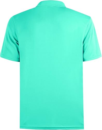 Miniatura 2 de TIHEEN Camisas polo de manga corta para hombre, absorben la humedad, camisas de golf de preformidad grandes y altas