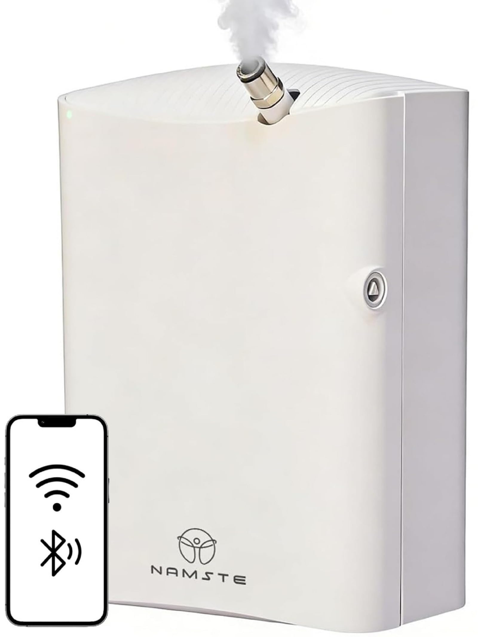 Namste Máquina de aroma de aceite esencial, difusor inteligente sin agua, 3500 pies cuadrados. Nebulizador de aire frío para habitación grande, hotel, oficina, control inteligente por Bluetooth, aroma