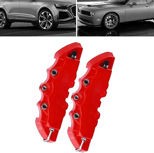 Miniatura 1 de DIUKES Car Brake Caliper Cover for Ferrari 488 Pista 2018 2019 Wheel Hub, Brake Caliper Wheel Brake Durable 3D Brake Calliper,Pair of Calipers