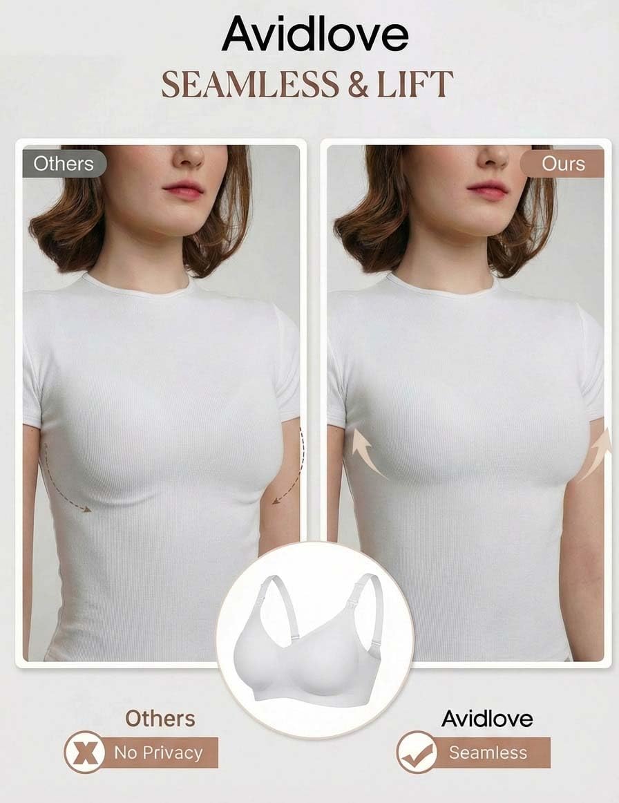 Avidlove Women's Seamless Bras Nursing Bras for Breastfeeding Tshirt Everyday Bra - Image 5