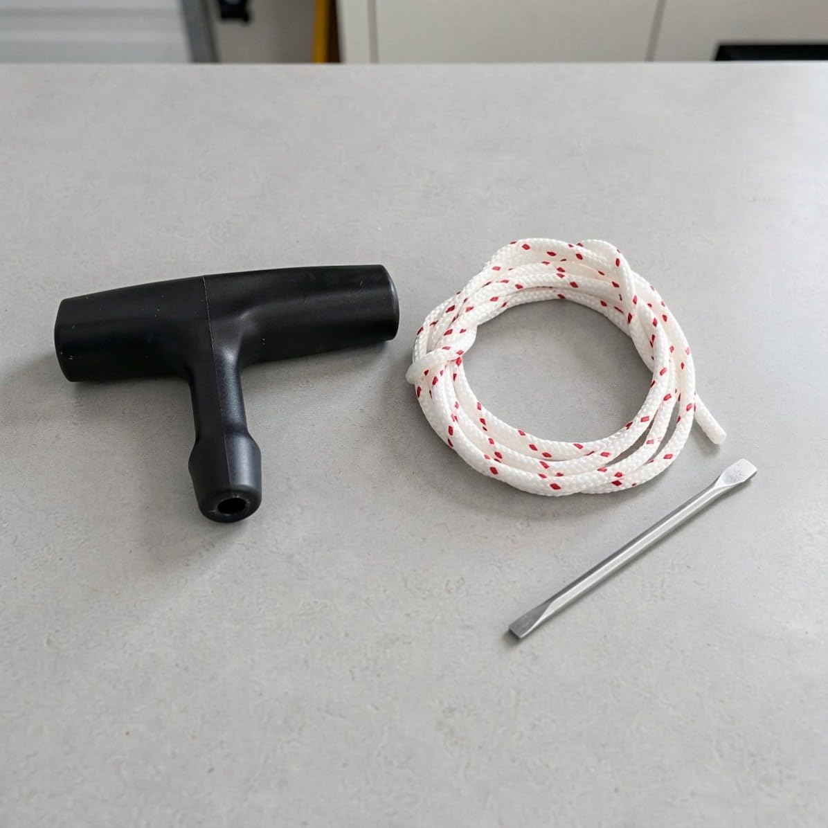 3 Sets Garage Door Emergency Release Pull Rope T Handle with 13ft