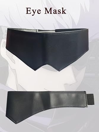 Gojo Glasses Blindfold Gojo Satoru Sunglasses Eyewear Mask Anime Cosplay Prop