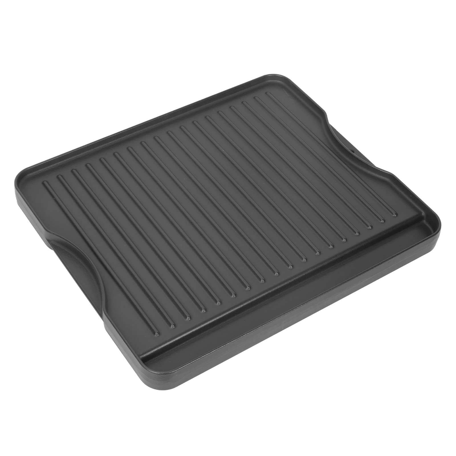 Plancha de cocina de hierro fundido para Camp Chef, Plancha reversible de doble cara para todas las estufas de exterior Camp Chef de 14 x 16 pulgadas, estufa de 2 quemadores Explorer de 2 quemadores