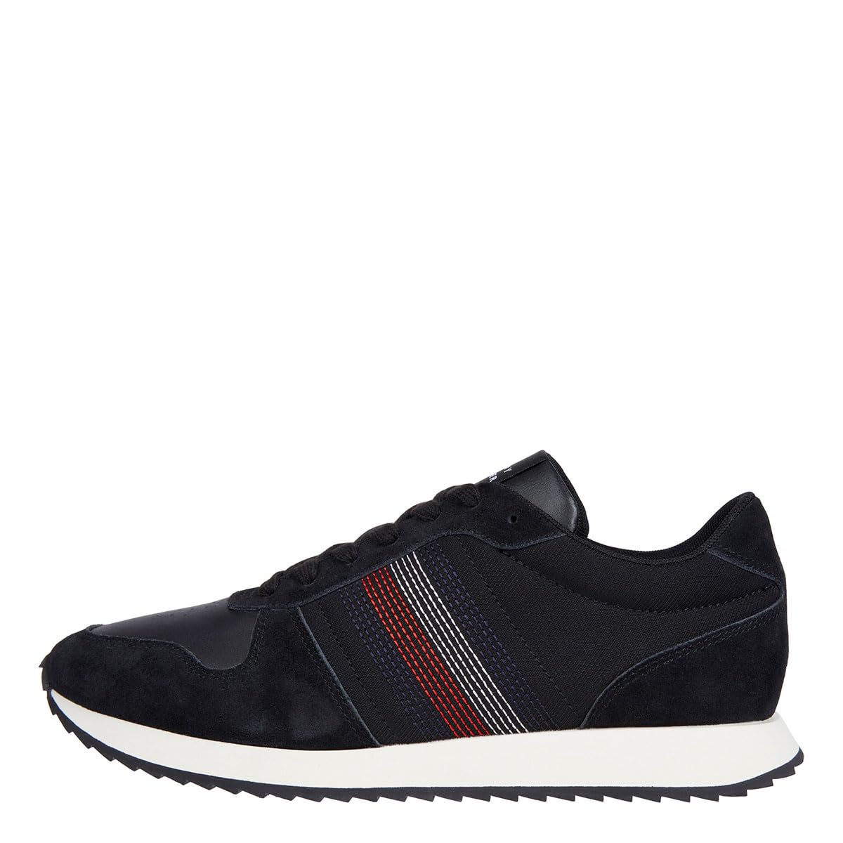Tommy Hilfiger Men Runner EVO Mix Stitch, Black, 40 EU