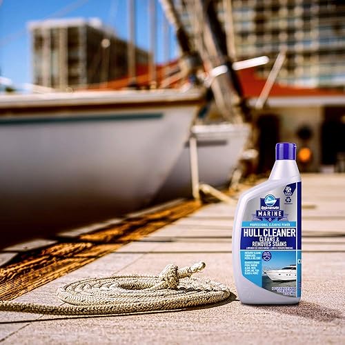 Miniatura 5 de Rejuvenate Limpiador de casco marino, limpia fibra de vidrio, metal y capa de gel, 32 onzas líquidas