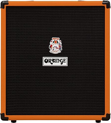 Orange Crush 50-Watt Bass Guitar Combo Amp - Bundle With Footswitch, Instrument Cable, And Austin Bazaar Polishing Cloth #TOP1