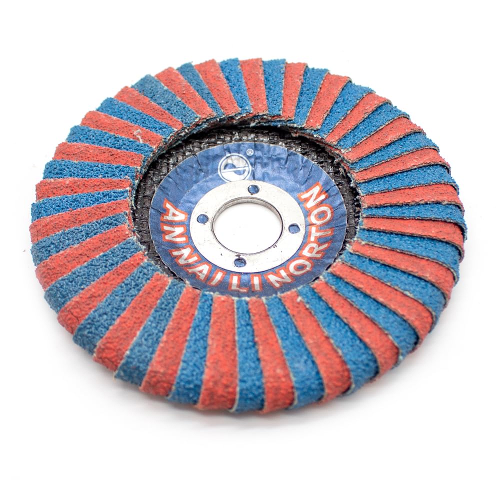 Jieotwice 10PSC Angle Grinder Sanding Flap Discs Curved Metal Stainless Steel Polishing Wheel R Angle Flat Grinding Wheel 100x16MM (10PCS 80Mesh)