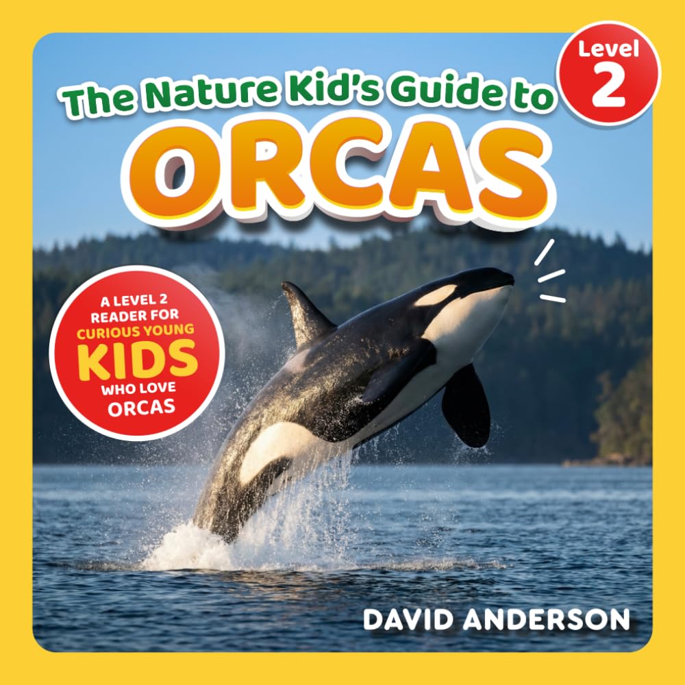 The Nature Kid's Guide to Orcas: A Level 2 Reader for Curious Young Kids Who Love Orcas!