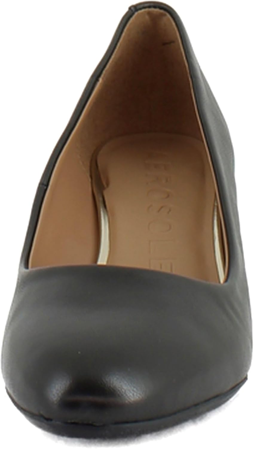 Aerosoles Iris Women's Heels Black Leather Size 7.5 W - Image 8