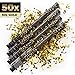 Produktbild PartyMarty 50 x XXL Konfetti-Shooter Gold 80 cm - Party Popper Konfettikanone Konfettishooter Streamer - für Silvester, Hochzeit, Party, Geburtstag & Co GmbH®