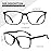 hunsquer Blue Light Glasses for Women Blue Light Blocking Glasses Men Computer Gaming Blue Screen Glasses Mens Blue Light Blocker Glasses