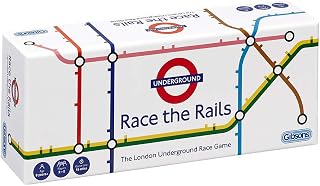 Race the Rails! TfL Card Game – Official Transport for London Family Game – Fast-Paced Underground Adventure for Ages 8+, 2–8 Players – Fun Travel-Themed Party Game Night