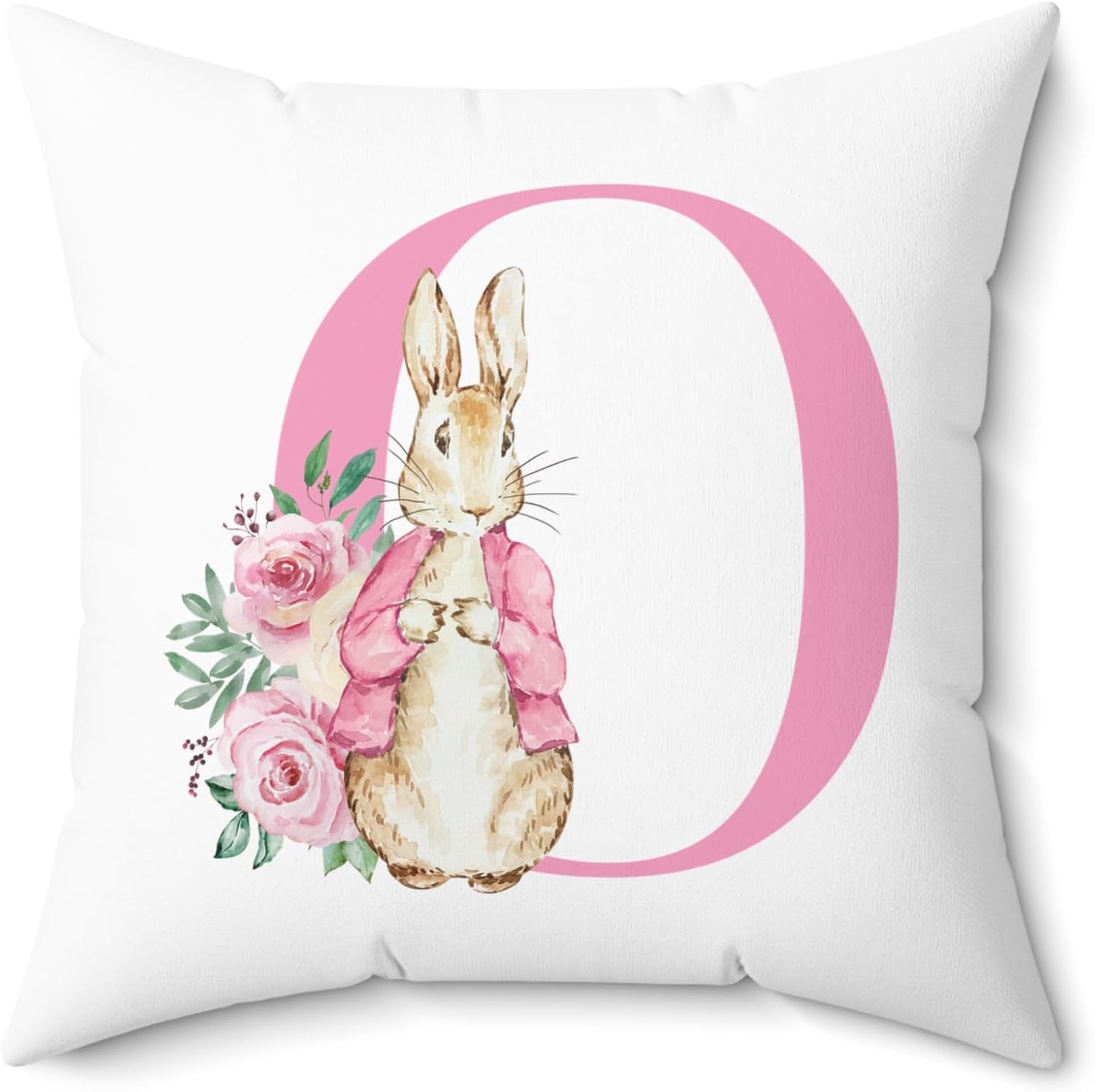 Baby Girl Pillow Olivia – Olivia Decorative Pillow with Name – Cute Nursery Accent