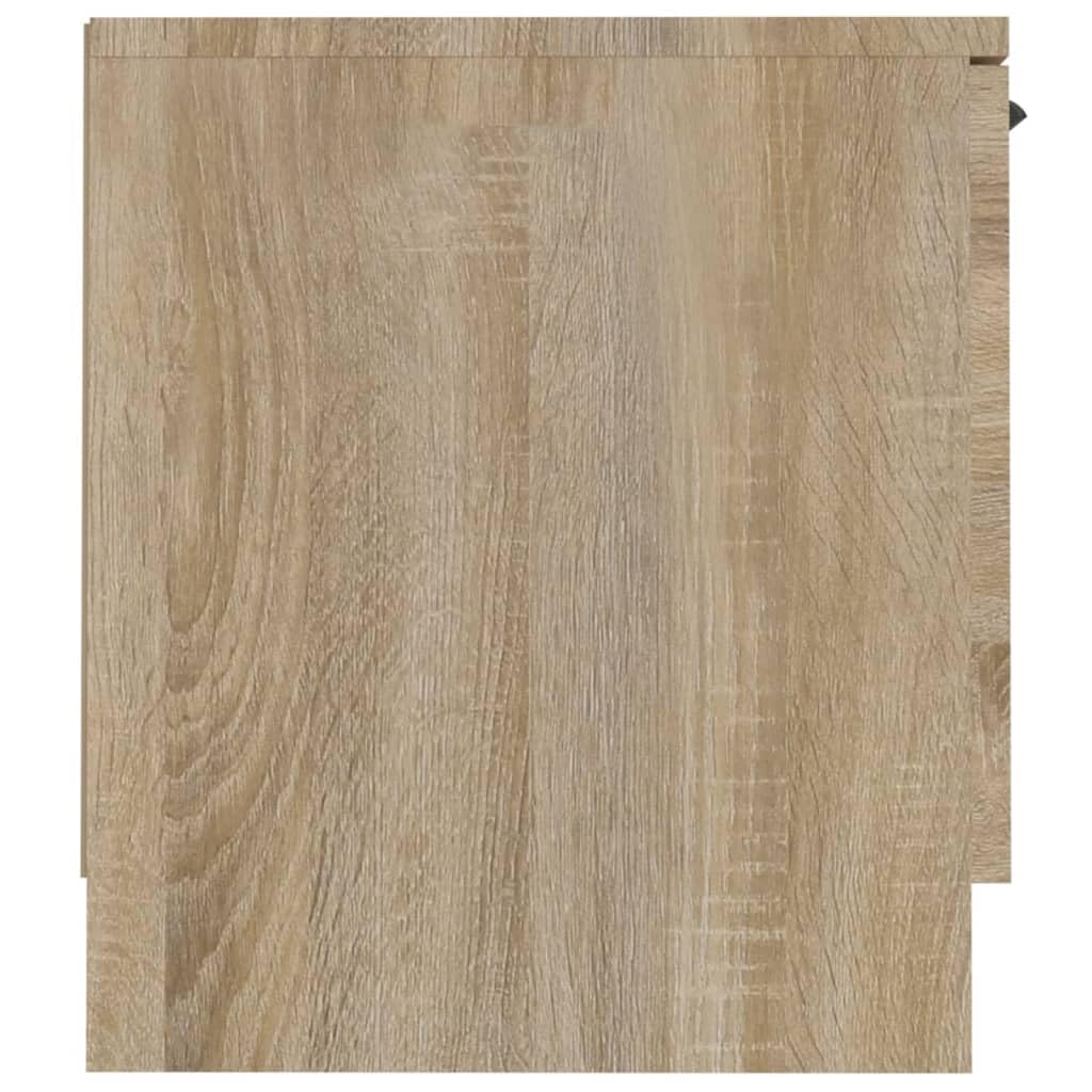 vidaXL Mobile porta TV, Rovere Sonoma, 140x35x40 cm, Legno ingegnerizzato, Supporto per TV fino a 60", Mobile con ripiani, Arredo soggiorno moderno, Sideboard