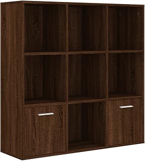 Genérico Wenjingqi Estría Color marrón Roble 98x30x98 cm, Marrón 815449