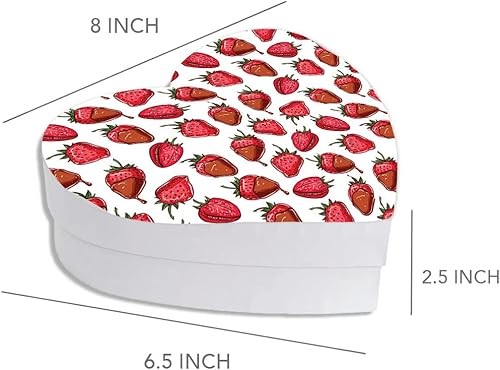 Miniatura 123 de Andaz Press Caja en forma de corazón para el día de San Valentín con tapa, caja reutilizable en forma de corazón, caja para golosinas, dulces