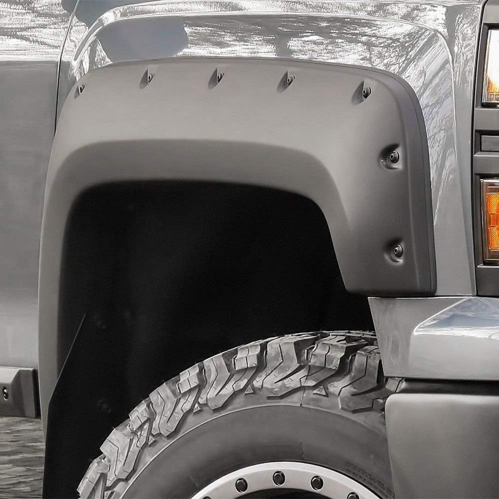 EGR 791675 Bolt-On Look Fender Flare Set (Matte Black Finish Level 2), 1 Pack