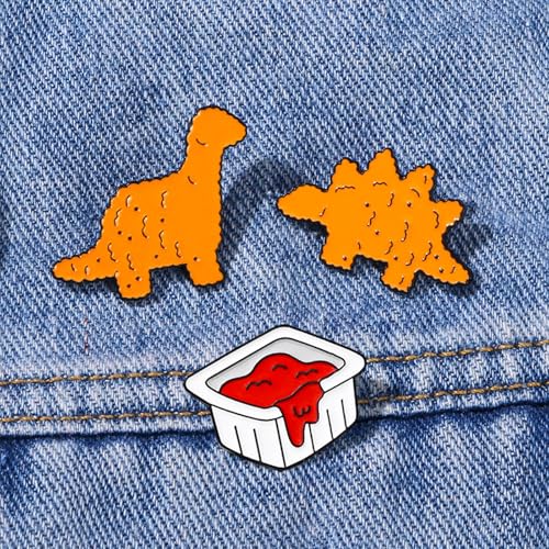 Image of Cute Enamel Pins Cartoon Lapel Pin Brooch Badge for Backpack Jackets Funny Tiger Pins for Gift Anime Enamel Pin for Clothing Hat Decoration