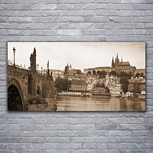 Impression sur toile 120x60cm tableau déco mural moderne Prague - 3