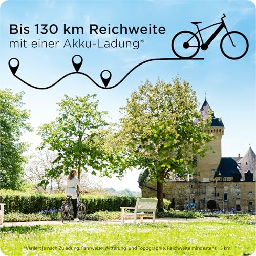 Trekking E-Bike Zündapp Herren 28 Zoll mit 8 Gängen und hydraulischen Bremsen