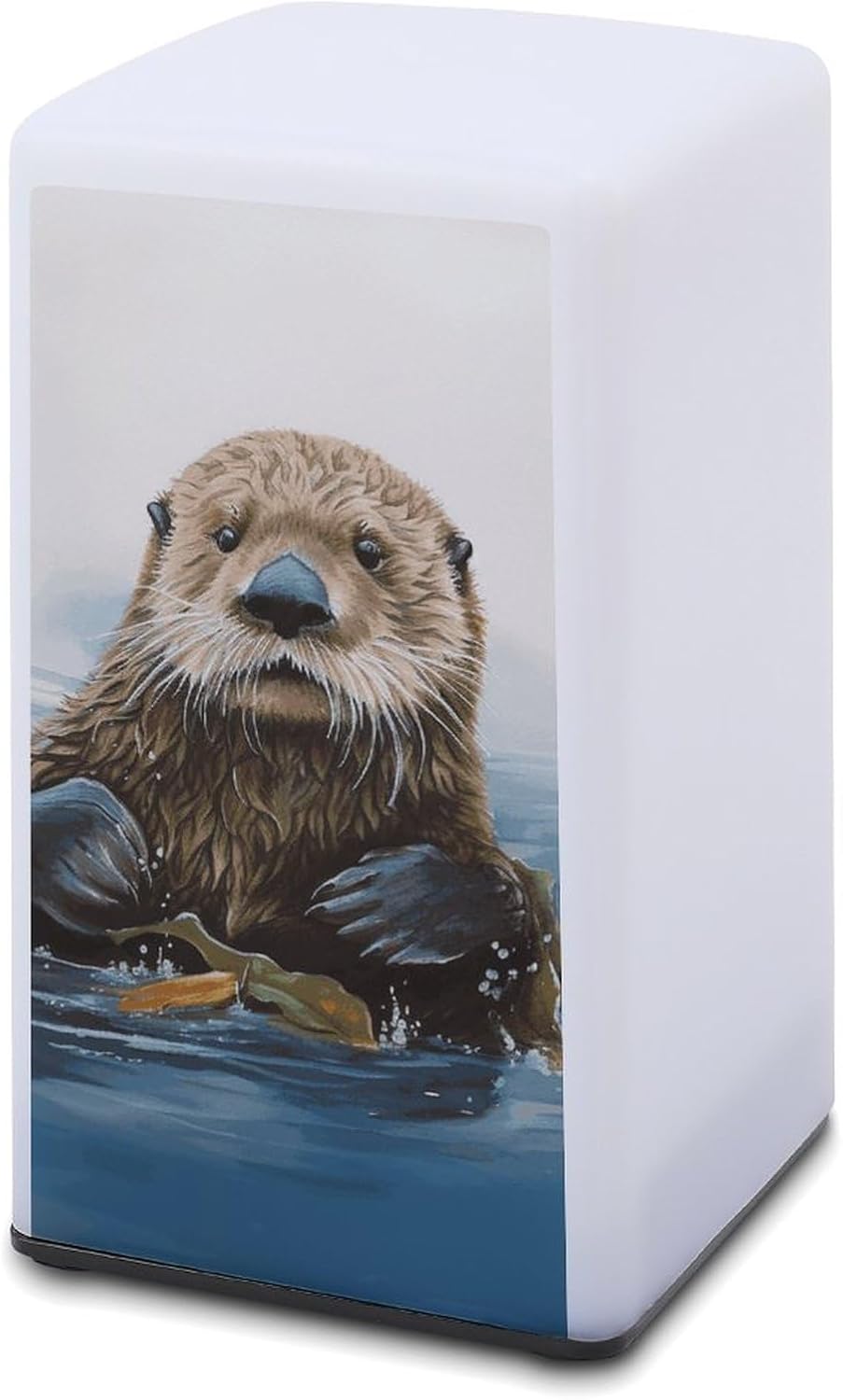 Desk Lamp for Office Home Dimmable Small Desk Lamp Sea Otter Battery Operated Lamp for Reading Study Work