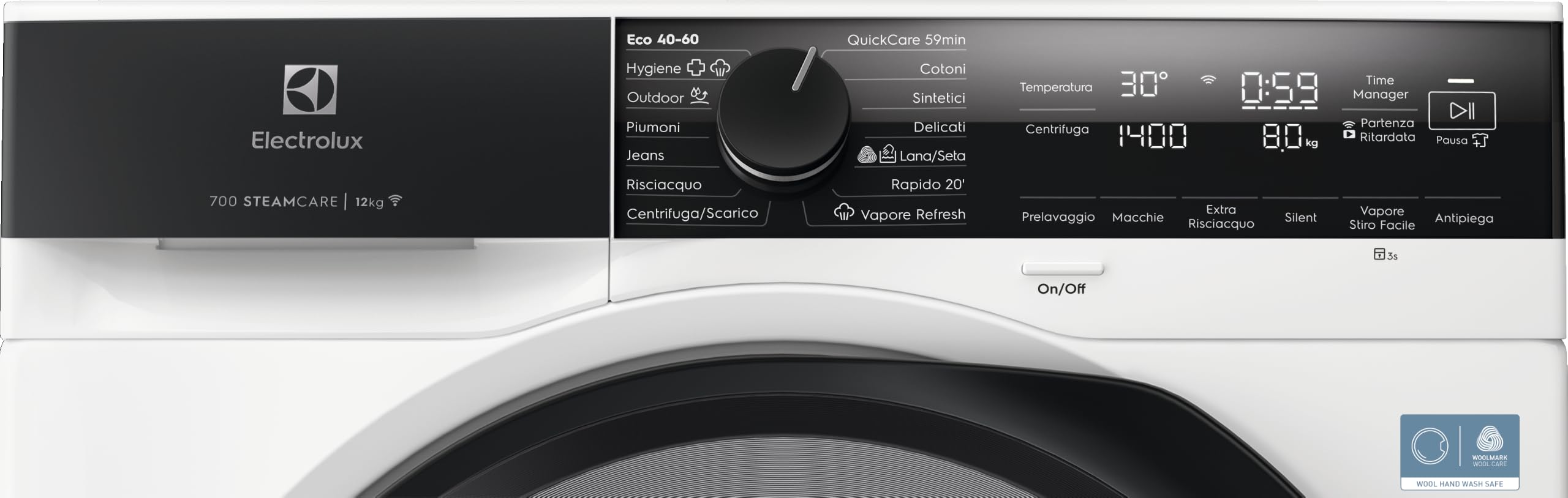 Electrolux Lavatrice a carica frontale 12 kg EW7F412A Classe A