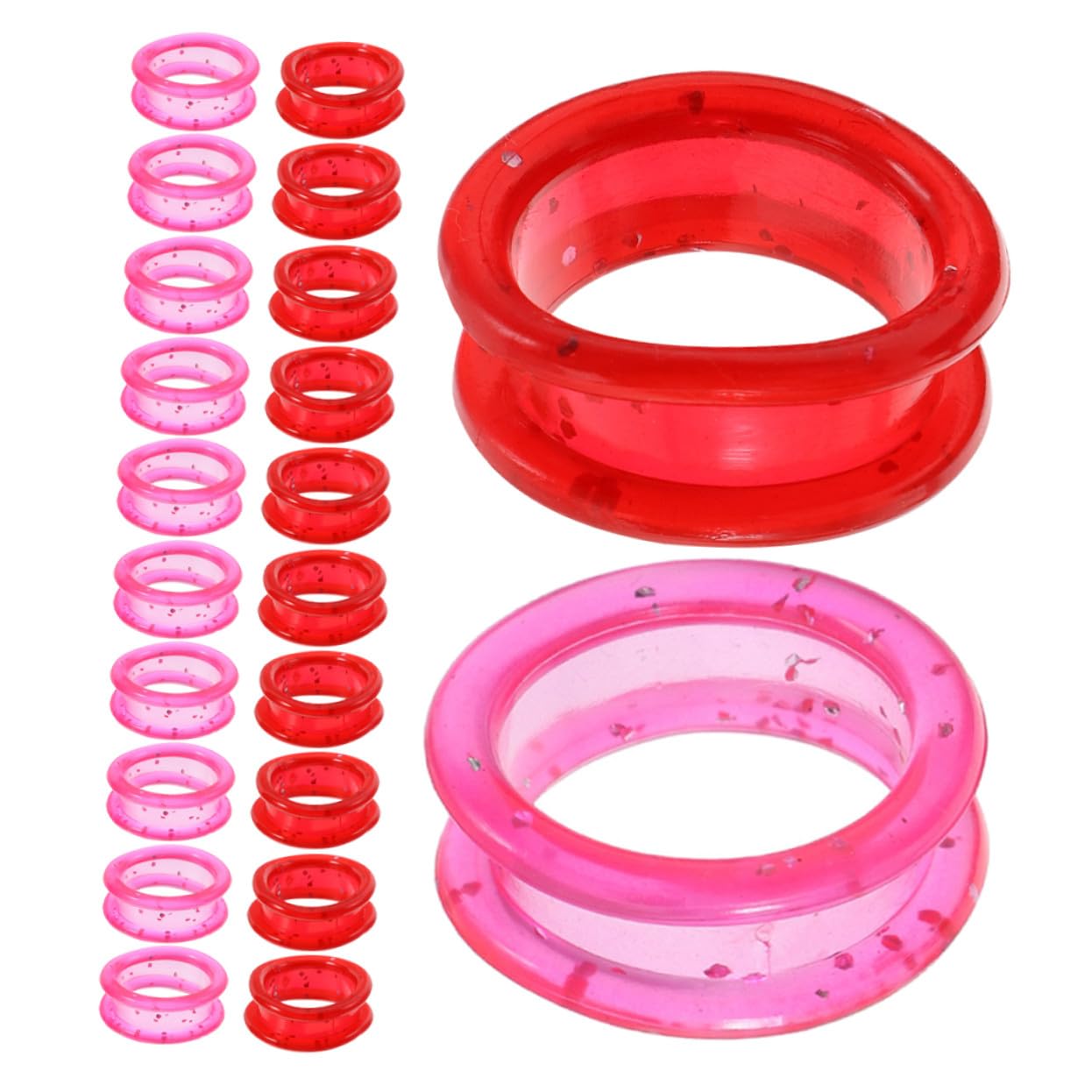Anneau de ciseaux silicone pour inserts de cisaillement animaux et bague de doigt x80