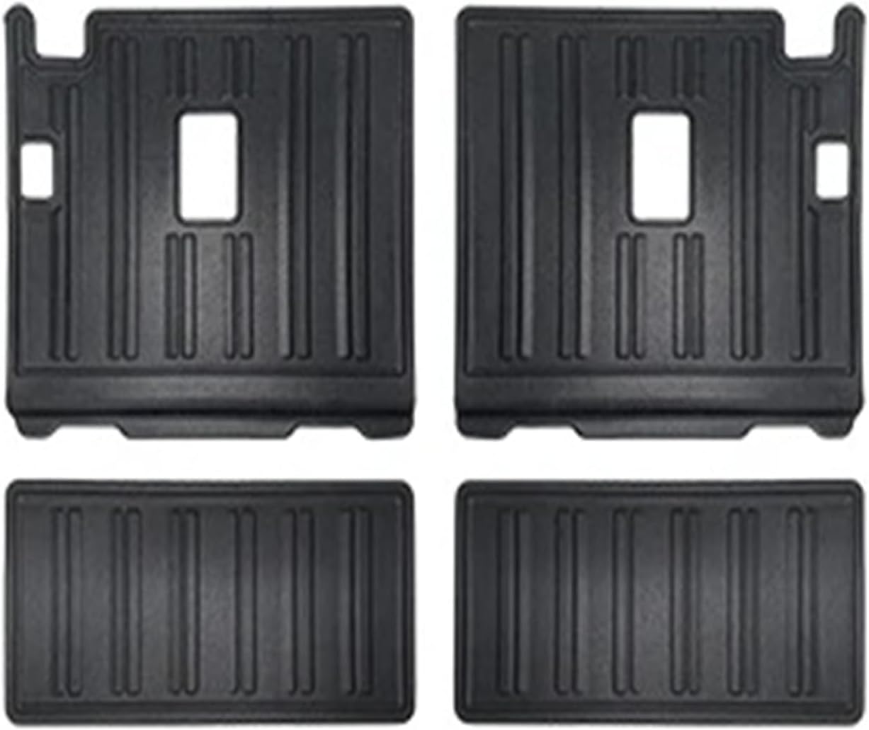 Pad Cargo Protector Liners For Toyota For Land For Cruiser For Prado For LC150 150 2010-2023 Trunk Mat Interior Accessories TPE Seat Back(3rd Row 7Seat Manual)