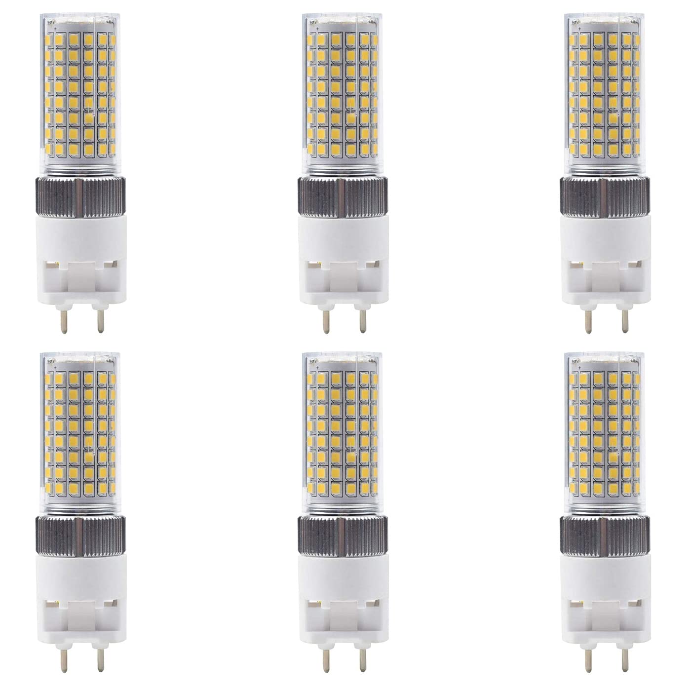 Żarówki LED G12 z podstawą dwupinową 12 W 1500 LM 16 W 1600 LM 20 W 2000 LM 3000K 4000K 6000K nieściemnialne AC 100 V ~ 277 V (10 sztuk) (16 W, 3000 K) K)
