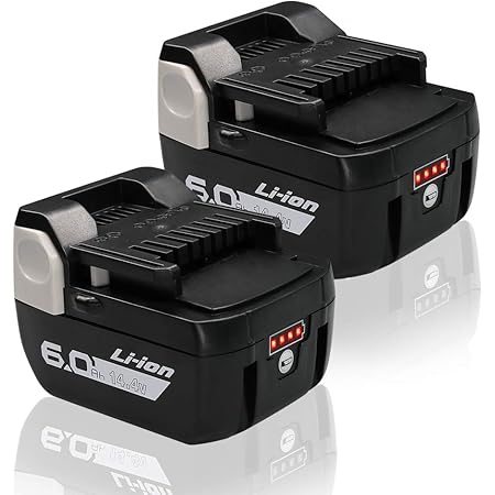 Amazon Erjer Bsl1460 日立 14 4v バッテリー 互換 6 0ah 6000mah For Hitachi Bsl1460b リチウムイオン電池 3290 Bsl1415 Bsl1440 Bsl1450 Bsl1440 対応 2個セット バッテリー