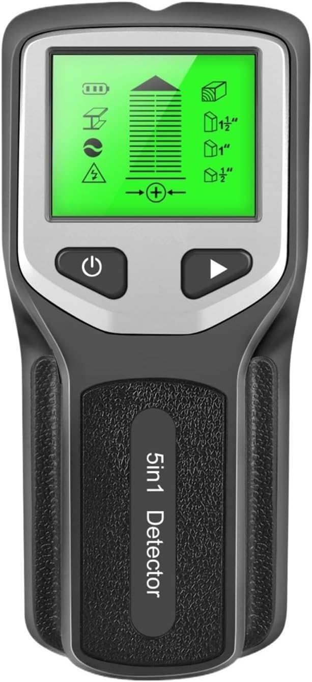 Stud Finder, Stud Finder Wall Scanner 5 in 1 Wall Studs Detector Handheld Metal Stud Detection Wall Scanner for Wire Detect Metal Seekers(Orange)