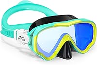 Vista 18 de Seago Kids Swim Goggles Snorkel Diving Mask for Youth(5-15), Anti-Fog 180° Clear View