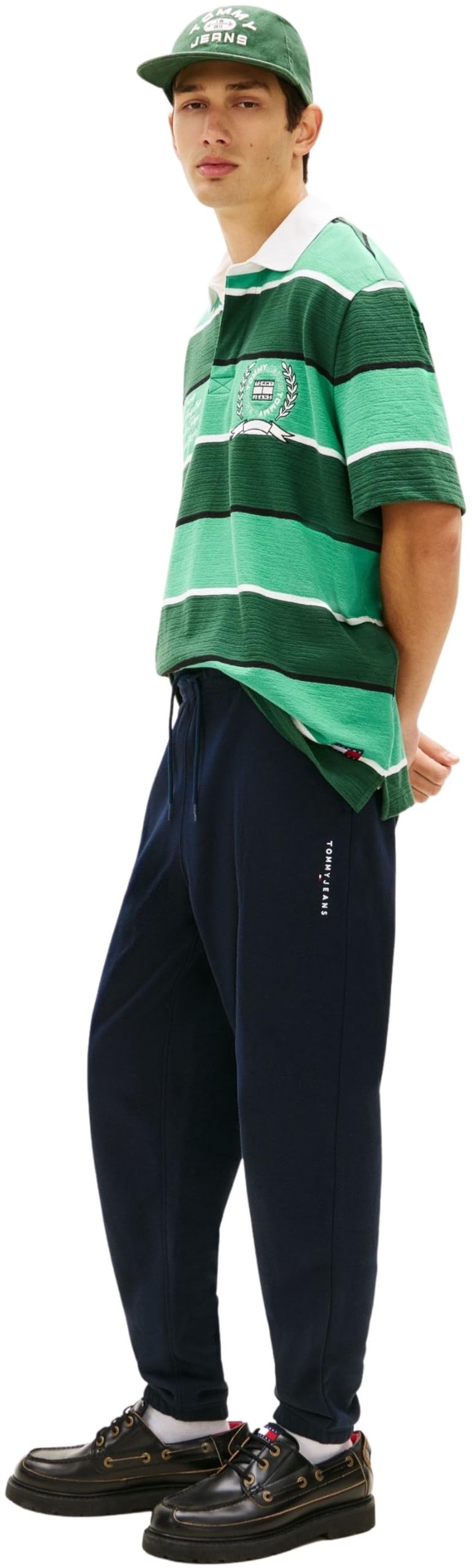 Tommy Jeans - Tjm Reg Linear Sweatpant Dm0dm23014, Pantaloni da Tuta Uomo