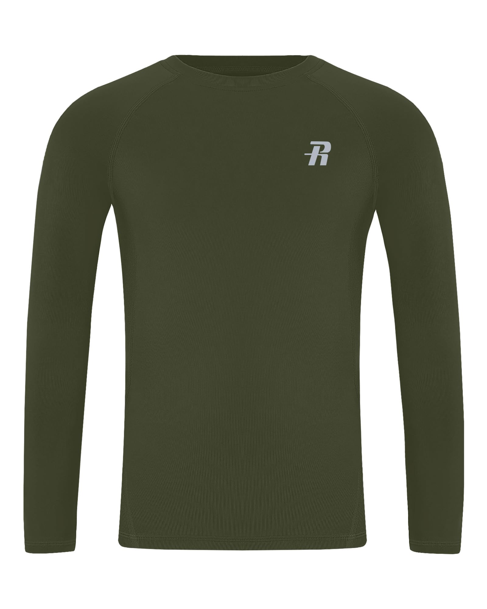 Runhit Kompressionsshirt für Jungen Langarm, 1-2 Pack Funktionsshirt Kinder mit UPF 50+, Atmungsaktives Unterziehshirt Schnell Trocknend Baselayer für Fußball & Outdoor