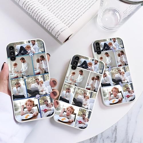 Miniatura 4 de Eouine Funda de teléfono personalizada para Samsung Galaxy A13 (5G) (6.5 pulgadas)  Fundas de teléfono con imagen personalizable, funda