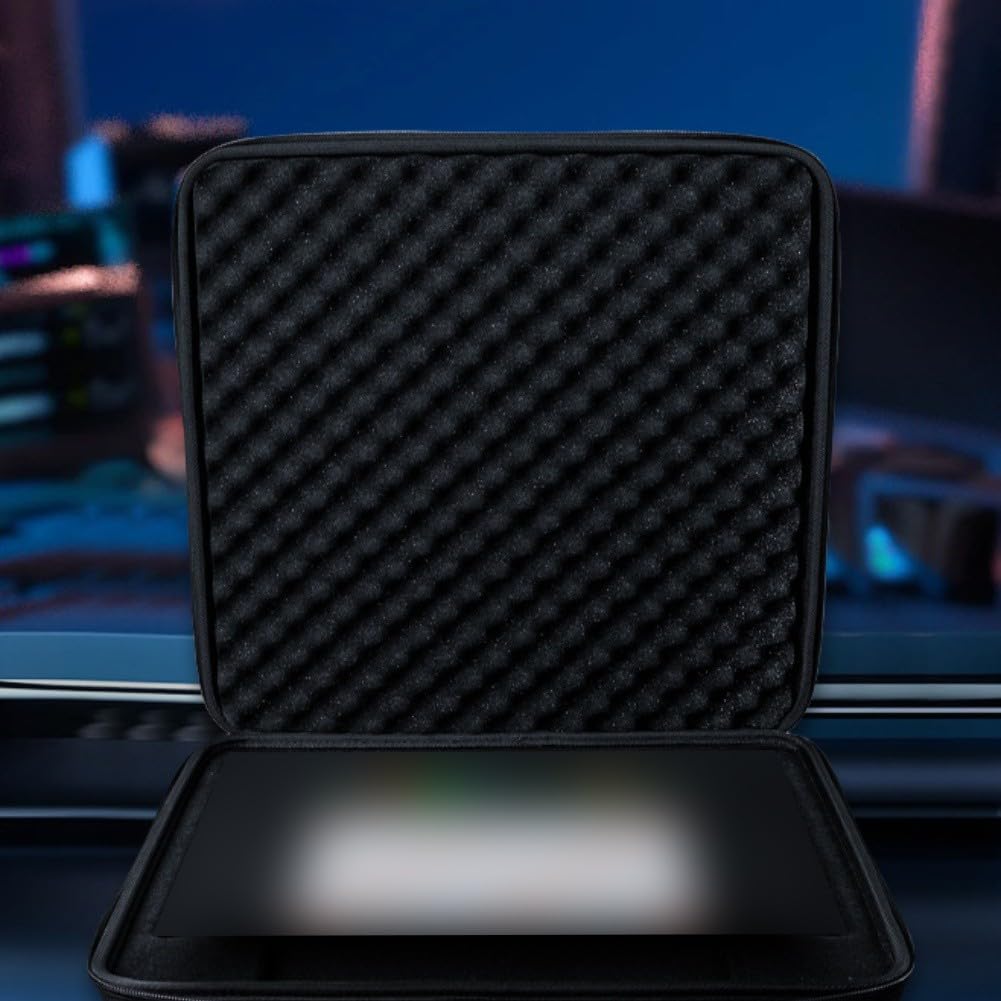 Funda rígida de EVA para Ableton Push 3, funda protectora rígida con cremallera, funda de transporte ligera para controlador de música, negro, 42,5 x 40 x 6 cm