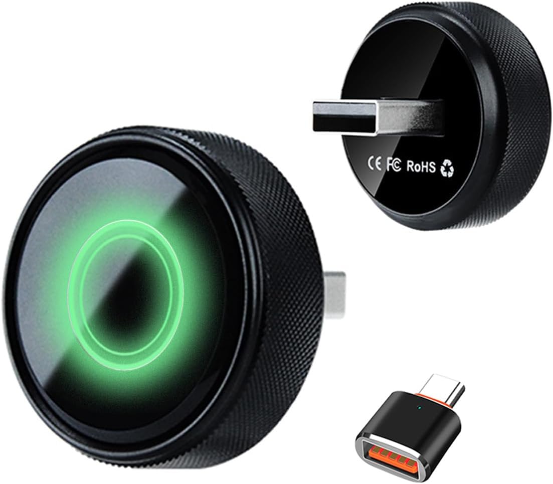 Wireless CarPlay Adapter for iPhone, Convert Wired to Wireless Apple CarPlay, Plug & Play, USB Type A, Black, Compatible with Cars 2016+ Compatible with iOS & Android