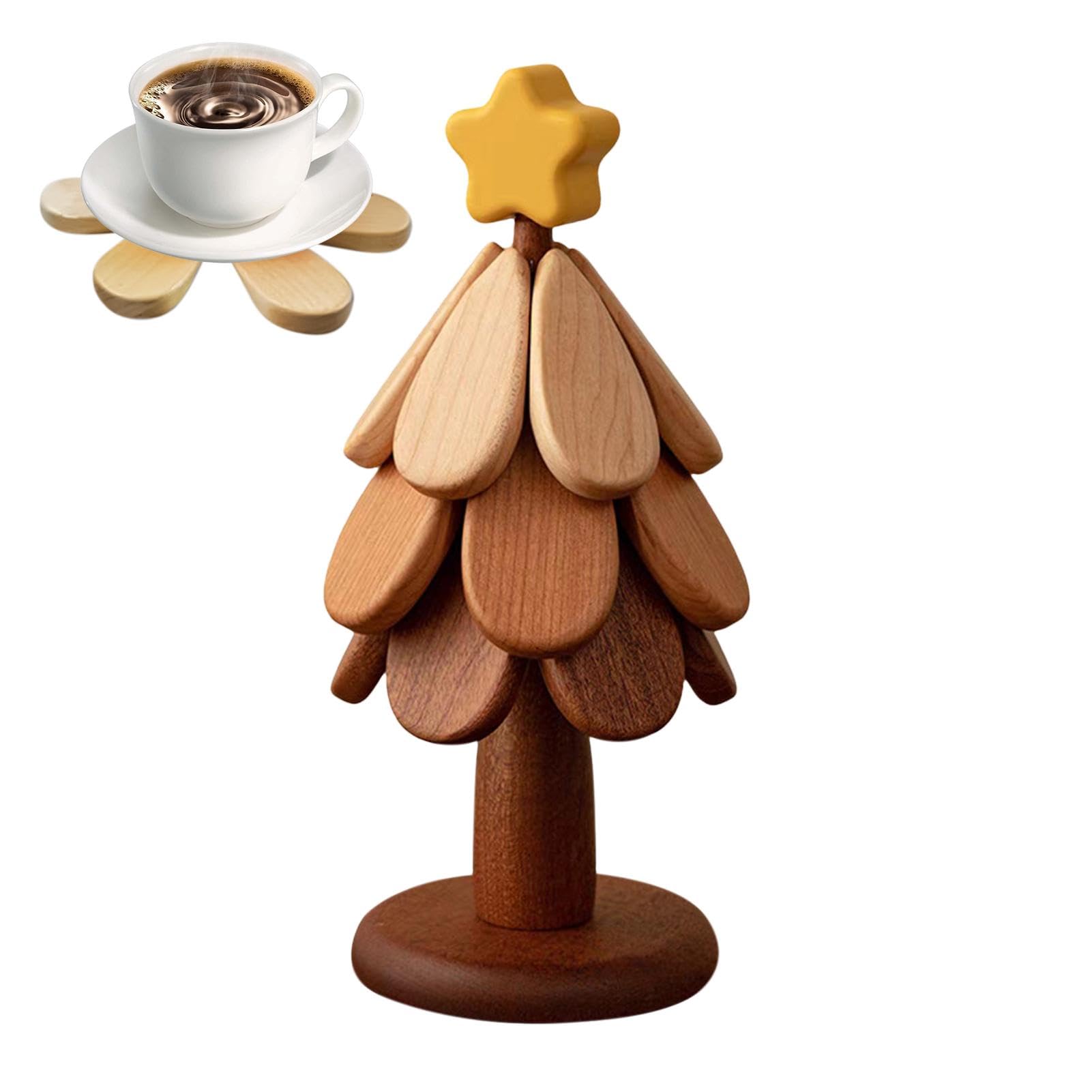 Dessous de Plat en Bois pour Arbre, Dessous de Plat Design Arbre | tapis de table en bois anti-brûlure, dessous de plat en bois, dessous de plat anti-brûlure pour casseroles chaudes, protège l