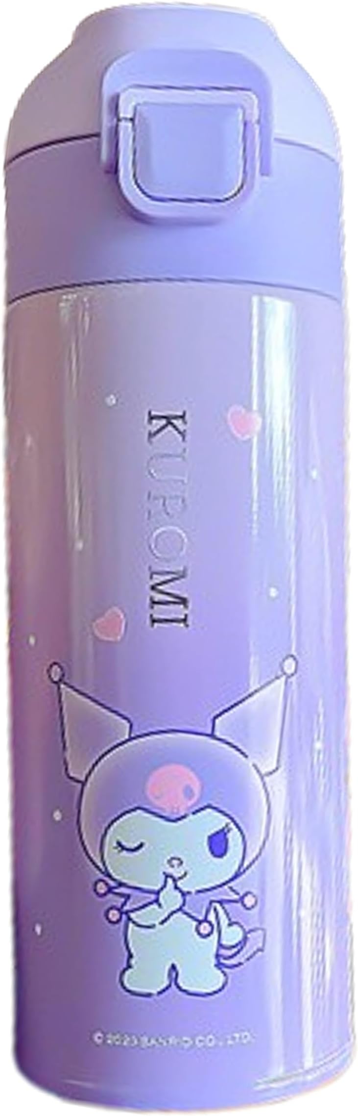 Kuromi Cute Stainless Steel Insulated Water Bottle 400ml - Purple