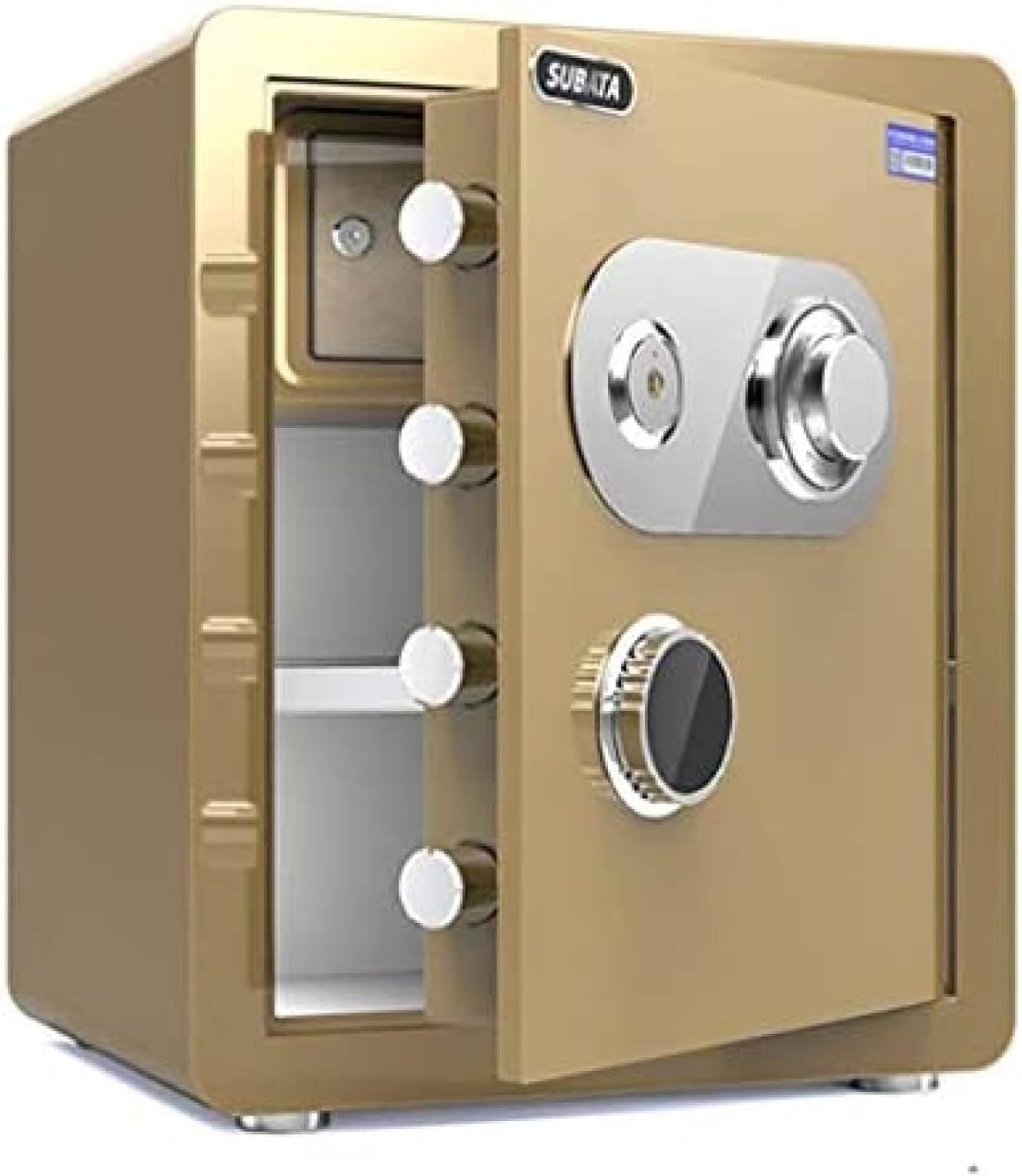 Security Safe, Fireproof Home Safes, Mechanical Lock + Steel Security Key, 25cm/30cm/45cm Large Security Cabinets, Suitable for Hotel/Office