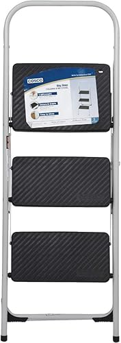 Miniatura 4 de Cosco 11-308PBLD4 - Escalón grande de dos pasos con patas delanteras grandes y agarre gris