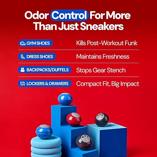 Miniatura 3 de FRESH KICKS Shoe Deodorizer Eliminate Smelly Shoes Fast Strong Sneaker Odor Fighter Long-Lasting Shoe Freshener Inserts for Gym Bags, Lockers,