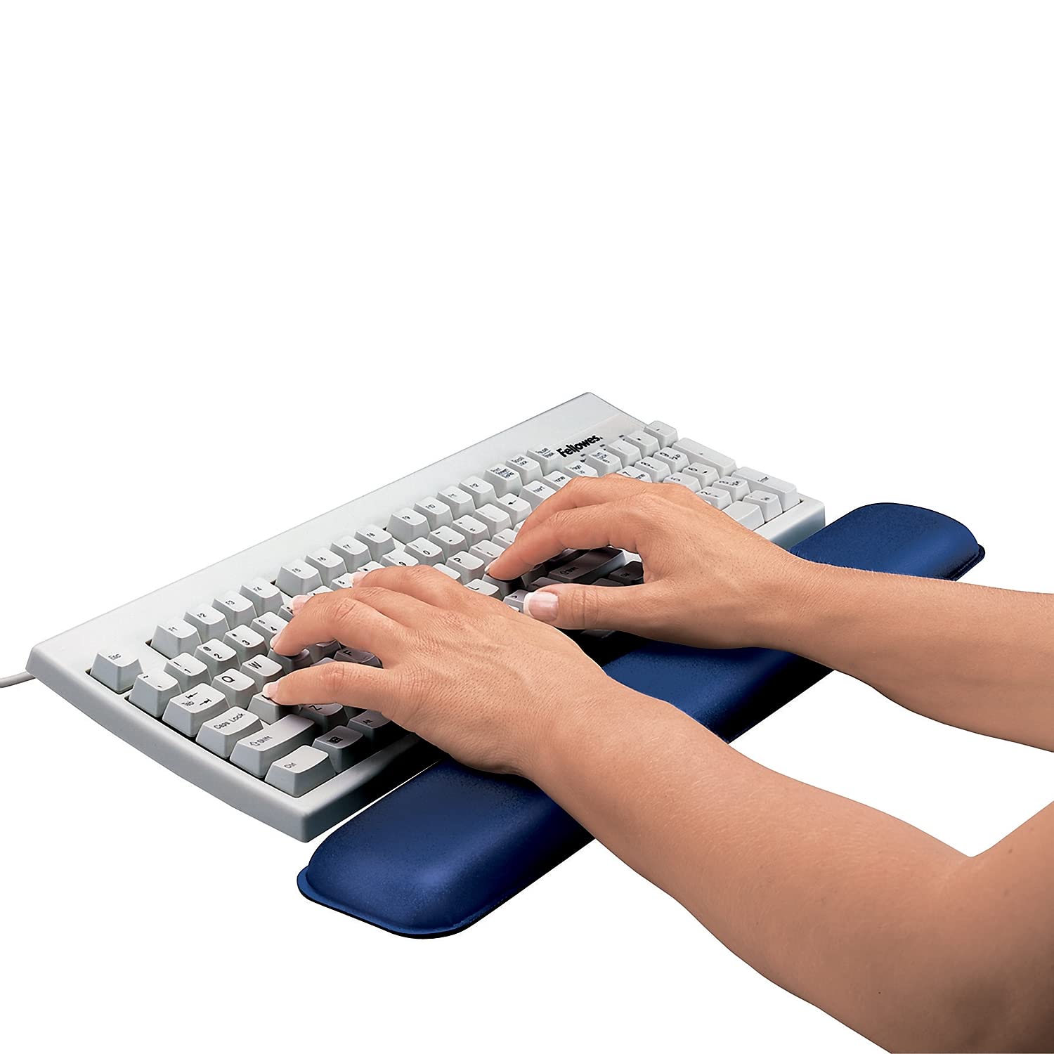 Fellowes Poggiapolso, Colore: Zaffiro