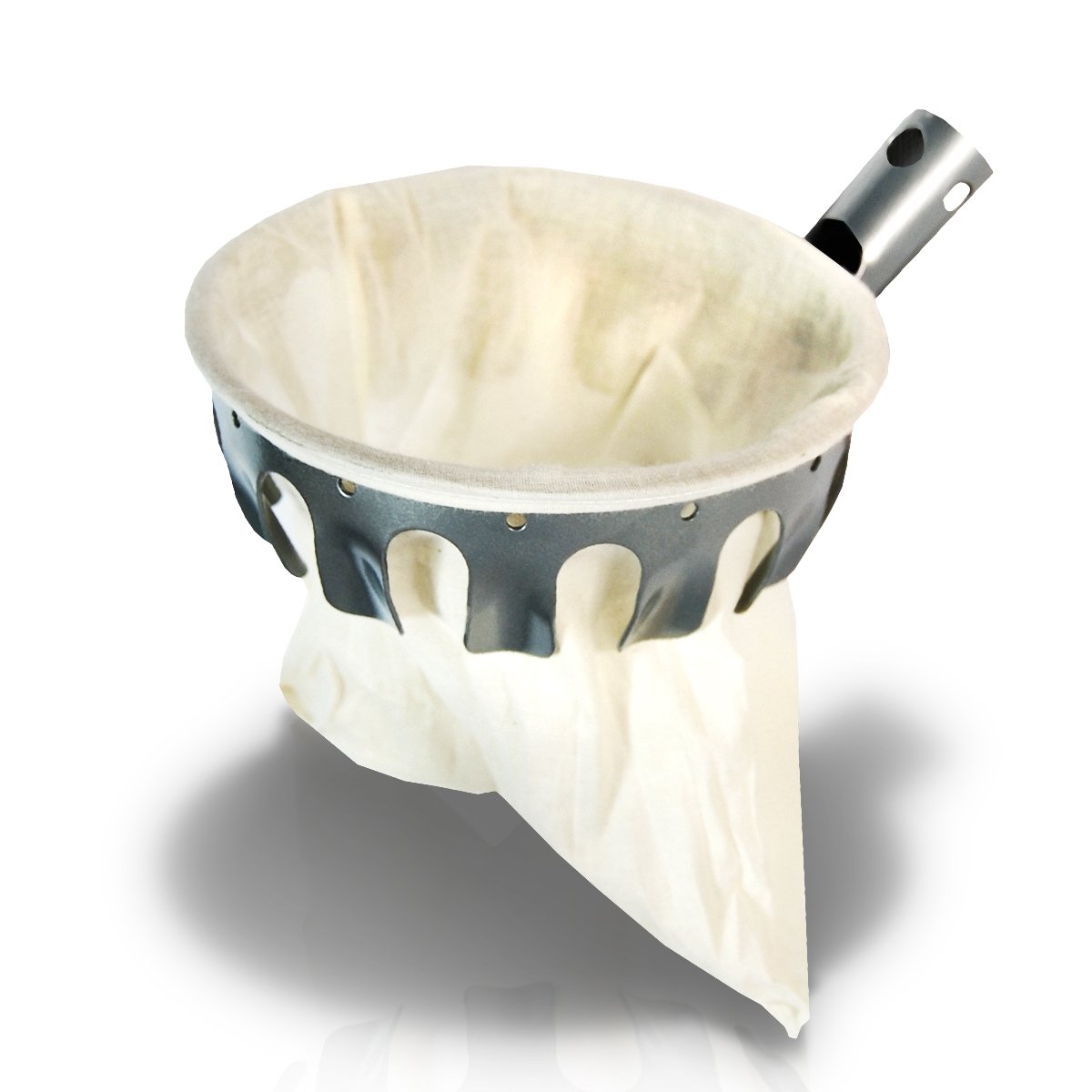 Siena Garden Obstpflücker Profi in silber pulverbeschichtet Ø 15 cm ohne Stiel