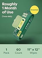 Vista 7 de Earth Rated XL - Toallitas para mascotas para perros y gatos, limpieza hipoalergénica y sin perfume de 3 en 1, desodorizante e hidratante extra